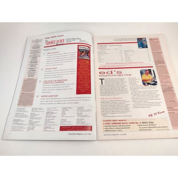 Short Wave Magazine July 2002 DRM Scanning Amateur Radio Satellite Forecast - Picture 2 of 8